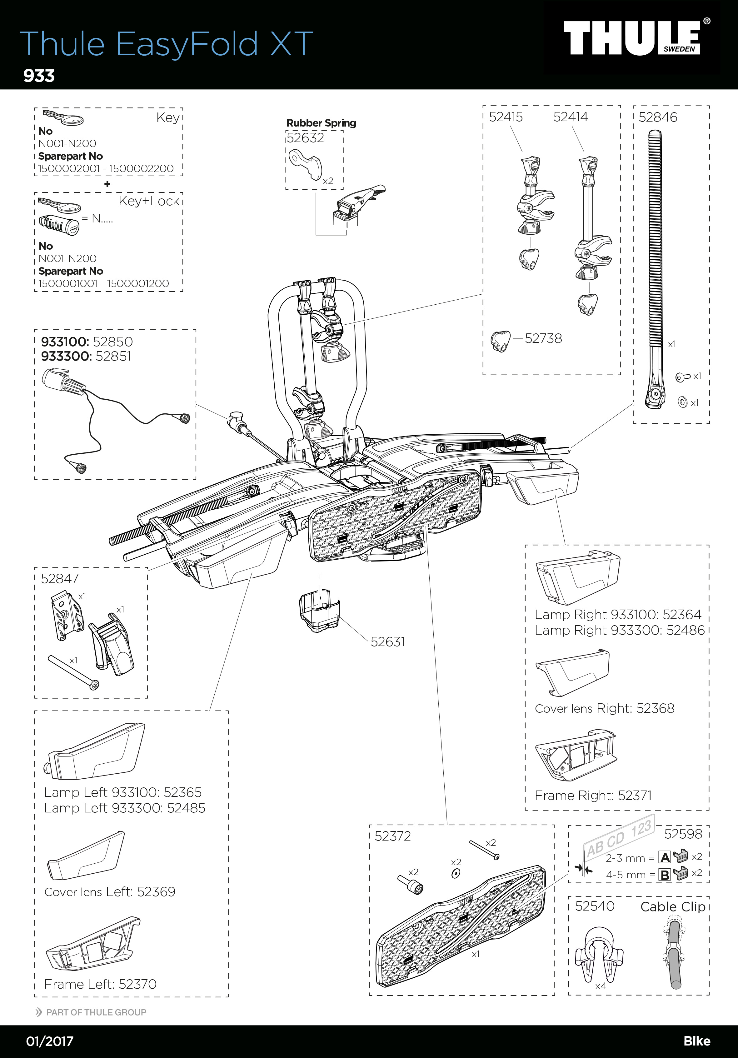 Thule Easy Fold XT Fahrradträger für 2 Fahrräder