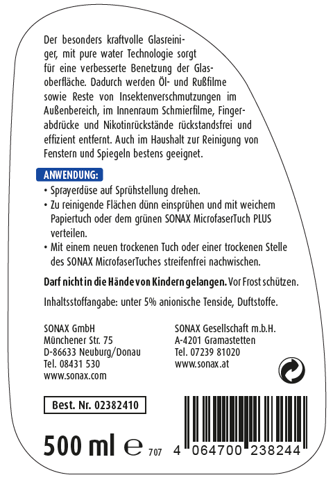 Autozubehör Online - Sonax Scheibenklar Xtreme