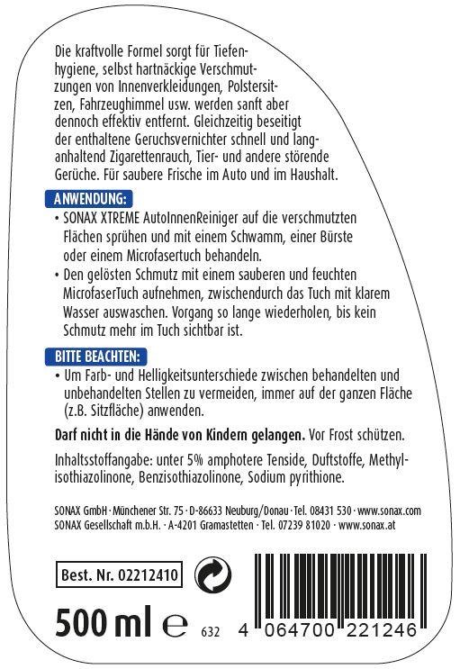 XTREME AutoInnenReiniger - Sonax-AT