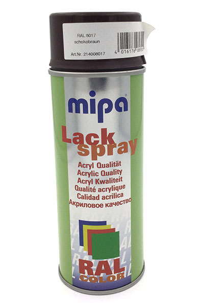 Mipa Lackspray Schokobraun RAL 8017