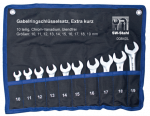 Gabelringschlüsselsatz 10-teilig - extra kurz